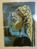 Pablo Picasso. Head-woman Profile, 1956