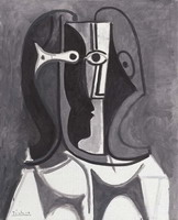 Pablo Picasso. Bust of Woman III