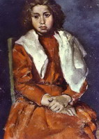 The Barefoot Girl. Detail, 1895