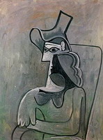 Seated Woman with Hat (Jacqueline)