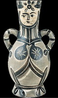 Pablo Picasso. Vase has two high handles