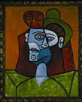 Pablo Picasso. Woman with green hat