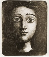 Pablo Picasso. Head girl VI, 1945