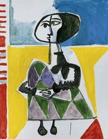 Pablo Picasso. Jacqueline squatting