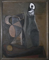 Pablo Picasso. Pitcher and candlestick