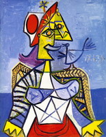 Pablo Picasso. woman sitting