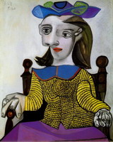 Pablo Picasso. The yellow jersey (Dora)