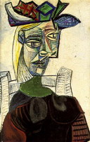 Pablo Picasso. Seated Woman with Hat