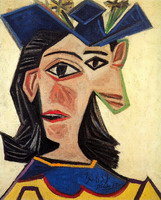 Pablo Picasso. Bust of Woman with Hat (Dora Maar)