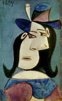 Pablo Picasso. Bust of Woman with Hat 2