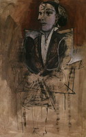 Pablo Picasso. Portrait of Dora Maar sitting