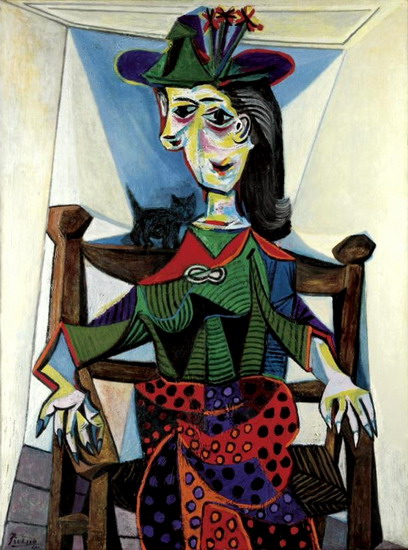 Pablo Picasso — Dora Maar with a cat, 1941