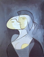 Pablo Picasso. Marie-Therese - front and profile
