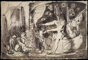 Pablo Picasso. Blind Minotaur led by a little girl