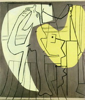 Pablo Picasso. The Artist and His Model