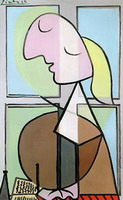 Pablo Picasso. Profile female bust