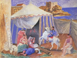 Pablo Picasso. Traveling circus