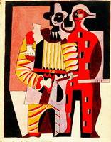 Pablo Picasso. Pierrot and Harlequin, 1920