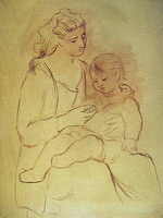 Pablo Picasso. Maternity