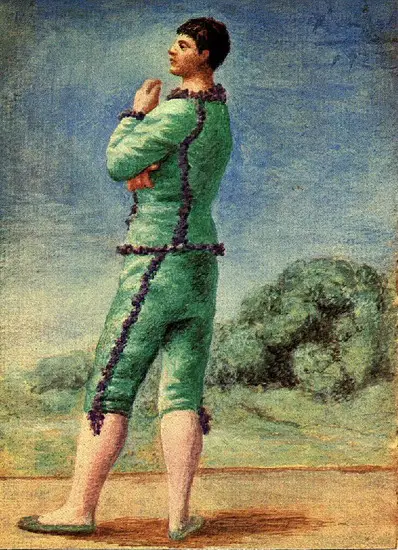 Pablo Picasso. Acrobat green, 1922