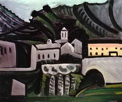 Pablo Picasso. Vauvenargues in the rain, 1959