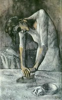 Pablo Picasso. Woman Ironing