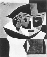 Pablo Picasso. Head of Harlequin