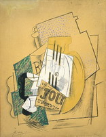Pablo Picasso. The bottle of Bass [Journal]