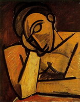 Pablo Picasso. Bust of a woman leaning (`Woman dormant`)