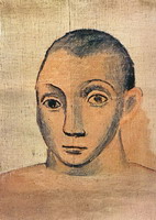 Pablo Picasso. self-portrait