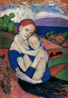 Pablo Picasso. Motherhood (La Maternité), 1901