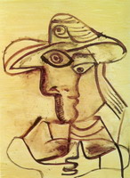 Pablo Picasso. Bust with a hat