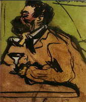 Pablo Picasso. Caricature (Portrait of Josep Rocarol)