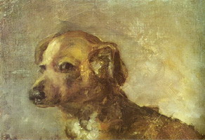 Clipper, dog Picasso