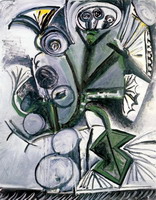 Pablo Picasso. Bouquet of flowers