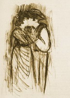 Pablo Picasso. The kiss, 1904