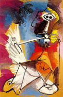 Pablo Picasso. The smoker