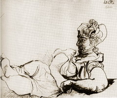 Pablo Picasso. Reclining Woman