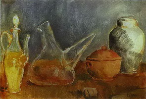 Glassware. Still Life with a Porro, 1906
