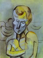 Pablo Picasso. Man with Arms Crossed