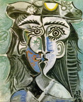 Pablo Picasso. Woman's head with a hat
