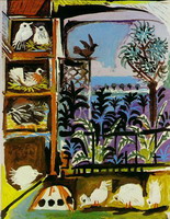Pablo Picasso. My workshop (Pigeons) II