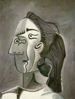 Pablo Picasso. Head of a Woman (Jacqueline)
