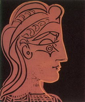 Pablo Picasso. Woman head profile
